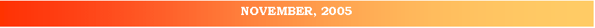 Text Box: NOVEMBER, 2005